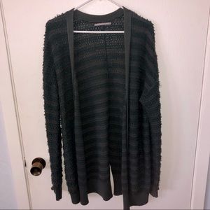 Forest Green Duster Cardigan